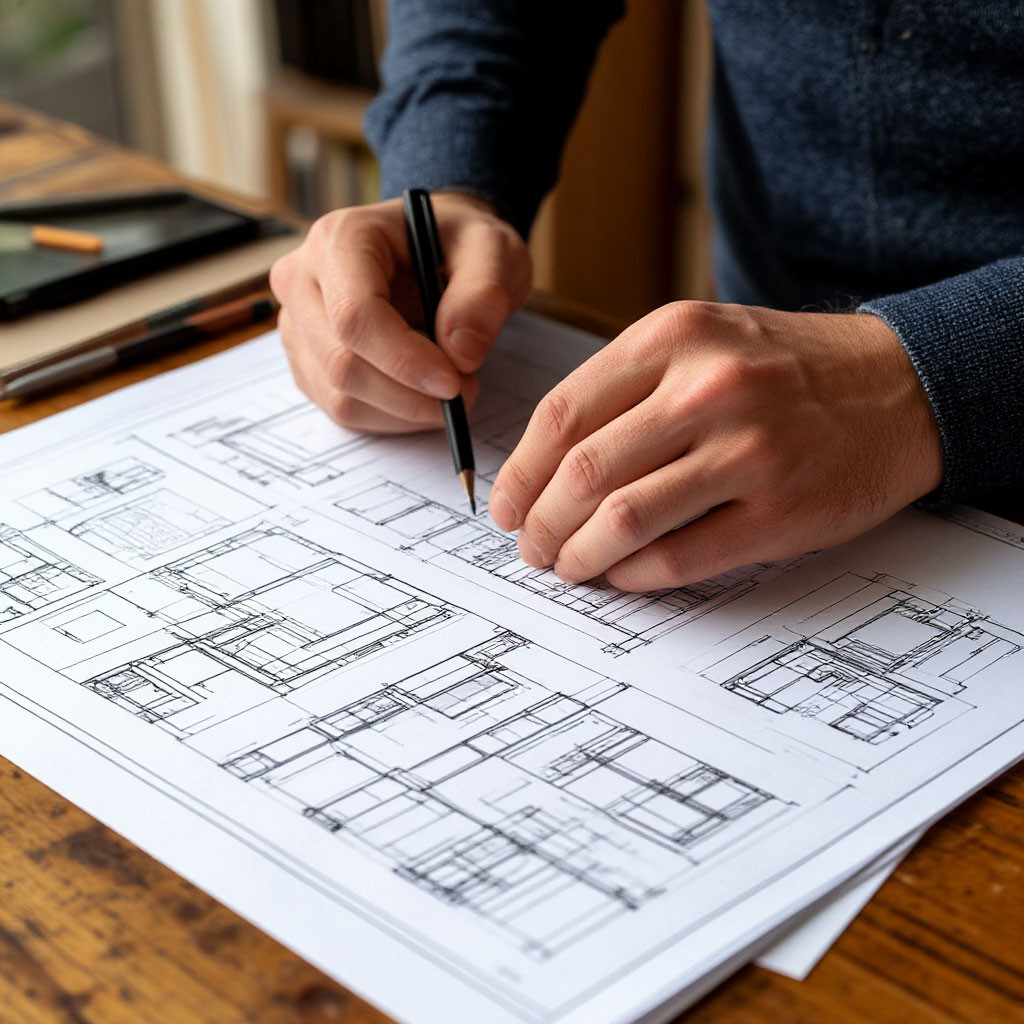 Razrabotka-chertezhej-proekta